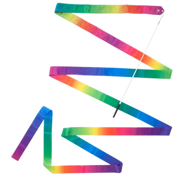 Encontraproduto.com.br - Fita de Ginástica (GR) 6 metros Multicolor Domyos