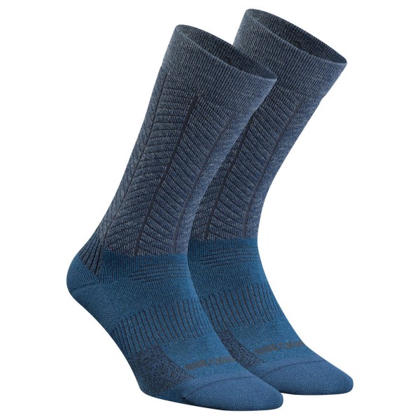 Encontraproduto.com.br - Meias de Trilha Cano Médio SH500 U-WARM (Conjunto com 2 pares) Quechua