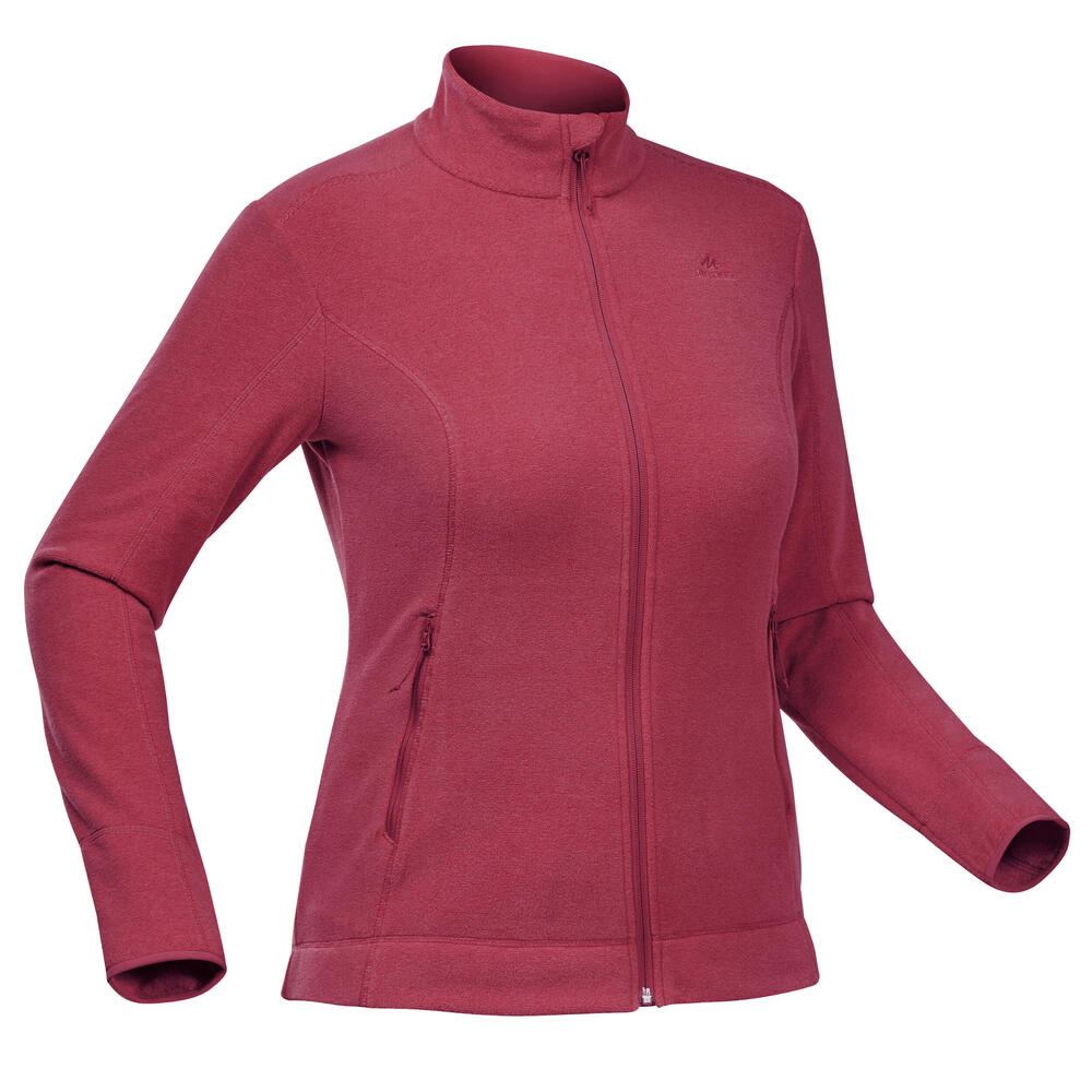 Blusa Feminina de Trilha Fleece Térmica com Zíper Quechua