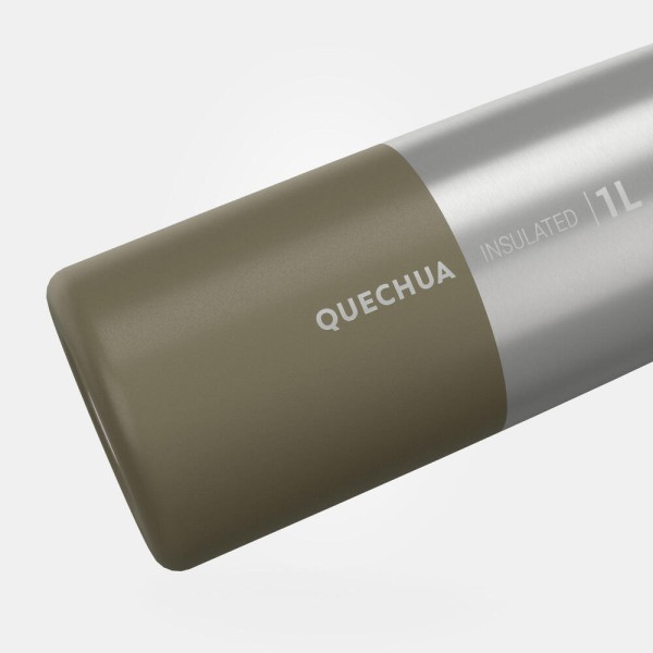 Encontraproduto.com.br - Garrafa De Trilha Isotermica Inox Mh500 800ml Quechua Cor Vermelho