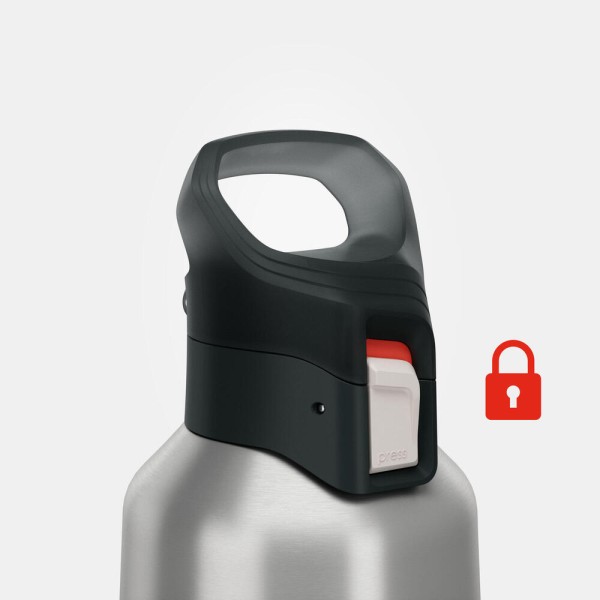 Encontraproduto.com.br - Garrafa De Trilha Isotermica Inox Mh500 800ml Quechua Cor Vermelho