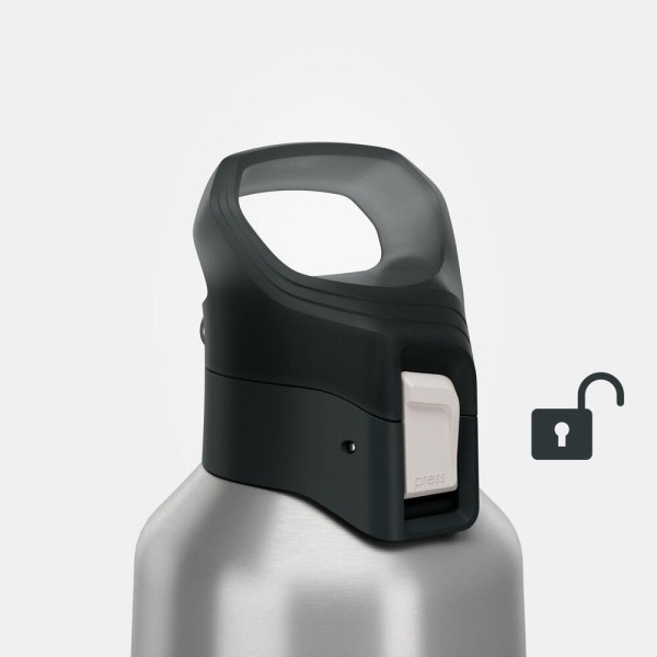 Encontraproduto.com.br - Garrafa De Trilha Isotermica Inox Mh500 800ml Quechua Cor Vermelho