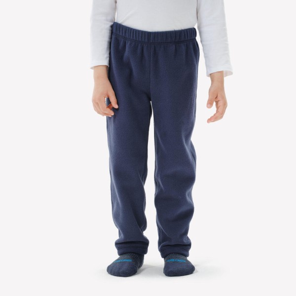 Encontraproduto.com.br - Calça Fleece Infantil de Trilha MH100 Quechua