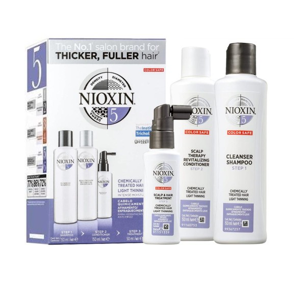 Encontraproduto.com.br - Kit de Tratamento Contra Afinamento Capilar Nioxin TrialSistema 5
