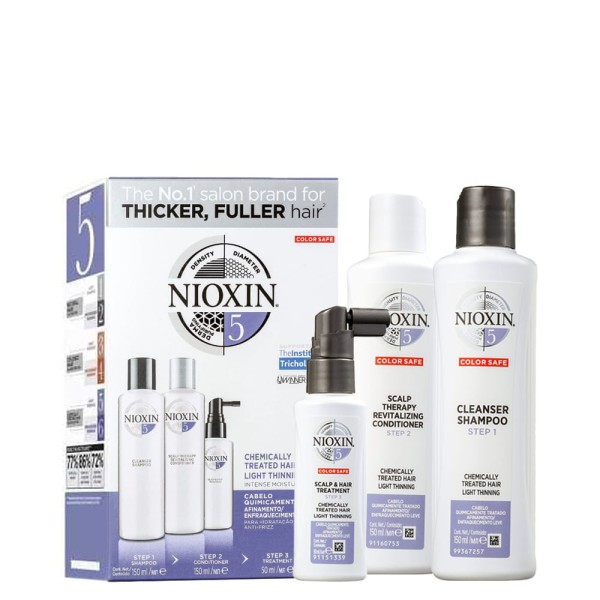 Encontraproduto.com.br - Kit de Tratamento Contra Afinamento Capilar Nioxin TrialSistema 5