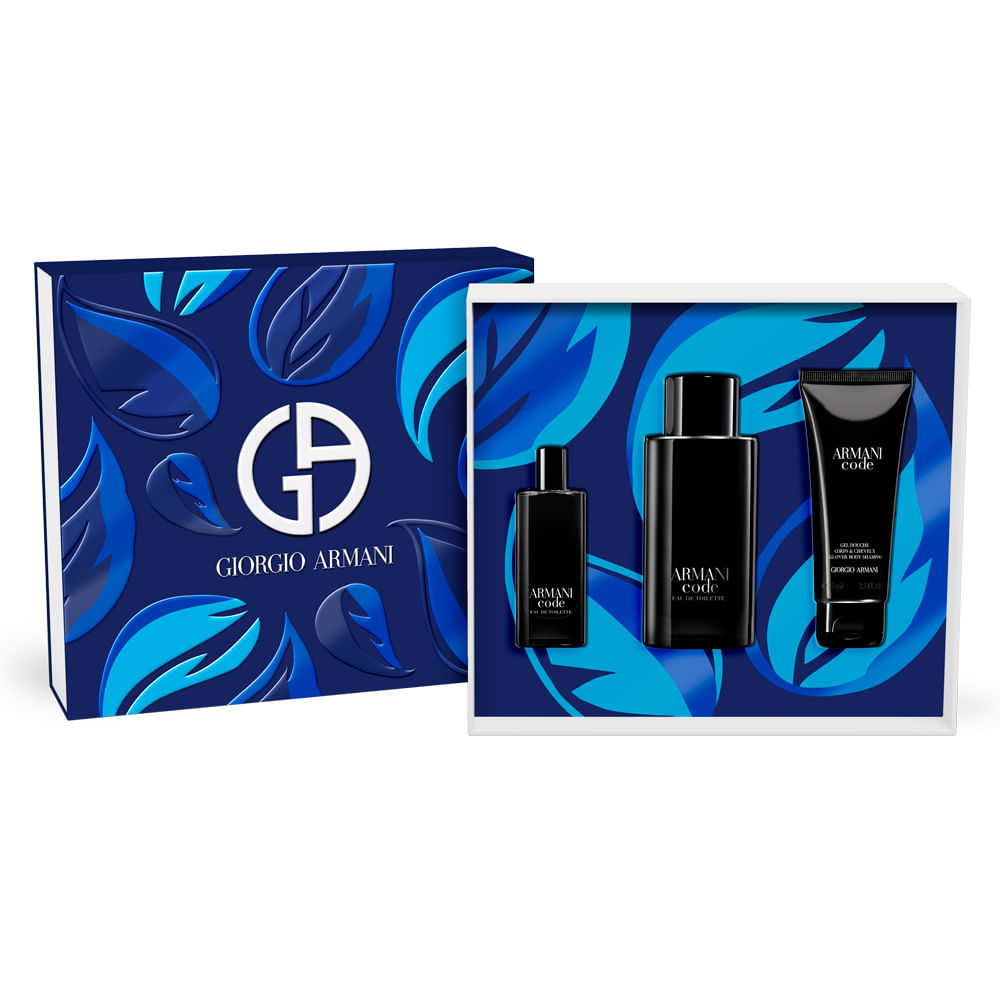 Encontraproduto.com.br - Giorgio Armani Armani Code Men Edt 125 Ml+15 Ml+sg 75 Ml Volume Unitário 125 Fl Oz