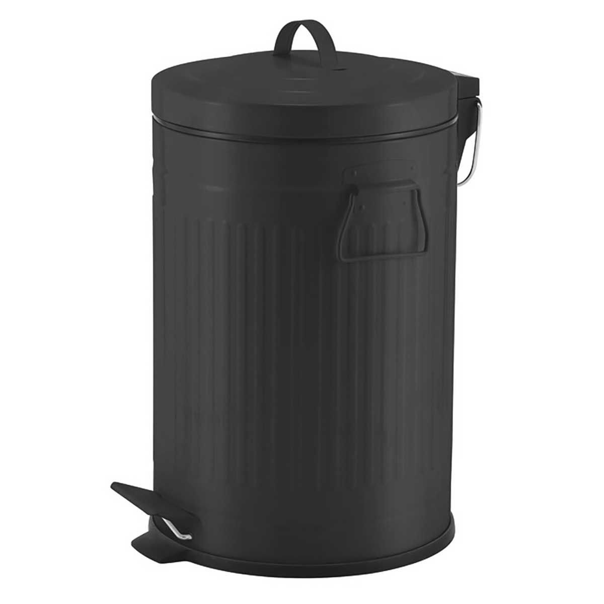 Tenha praticidade nas atividades domésticas com a Lixeira com Pedal RetrÃ´ com capacidade de 12 Litros da nossa marca Carrefour Home disponÃ­vel na cor Preta.