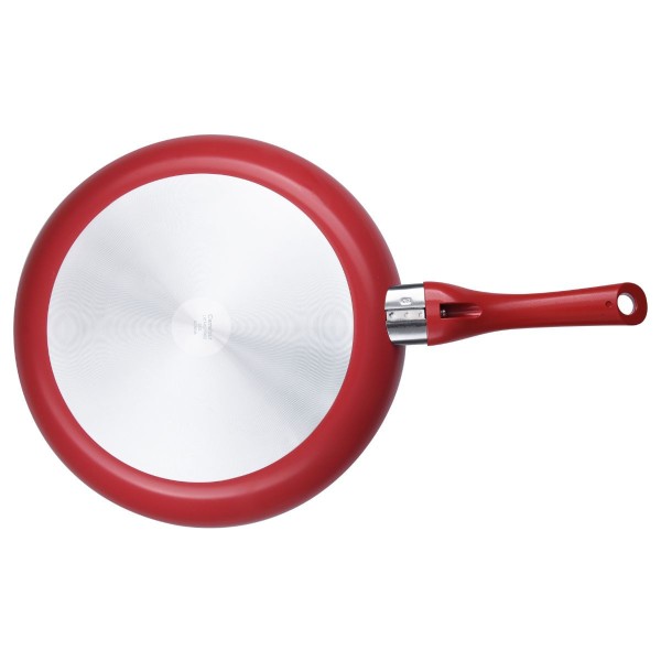 Encontraproduto.com.br - Frigideira Antiderrapante Carrefour Vermelha 28cm HO37857