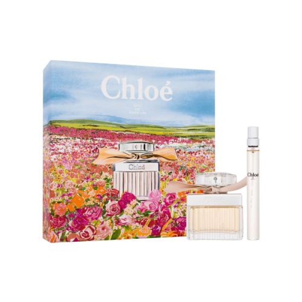 Encontraproduto.com.br - Kit Coffret Chloe Signature EDP 50ml + Travel Size 10ml - Feminino