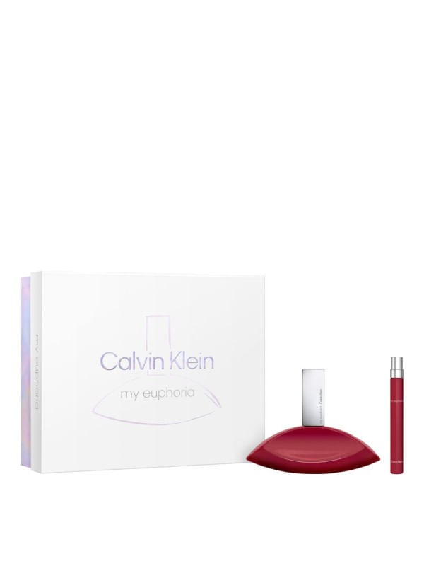 Encontraproduto.com.br - Calvin Klein Kit My Euphoria Eau de Toilette - Perfume Feminino 100ml + 10ml