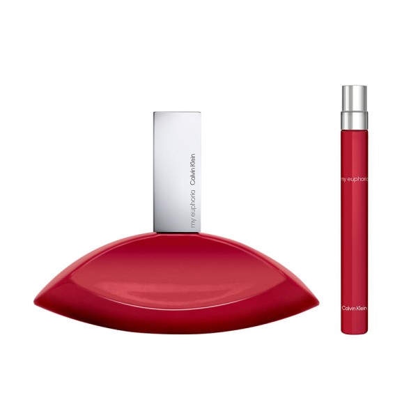 Encontraproduto.com.br - Calvin Klein Kit My Euphoria Eau de Toilette - Perfume Feminino 100ml + 10ml