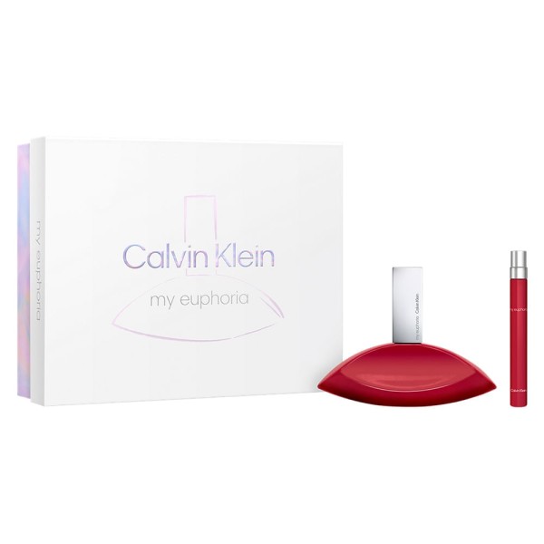 Encontraproduto.com.br - Calvin Klein Kit My Euphoria Eau de Toilette - Perfume Feminino 100ml + 10ml