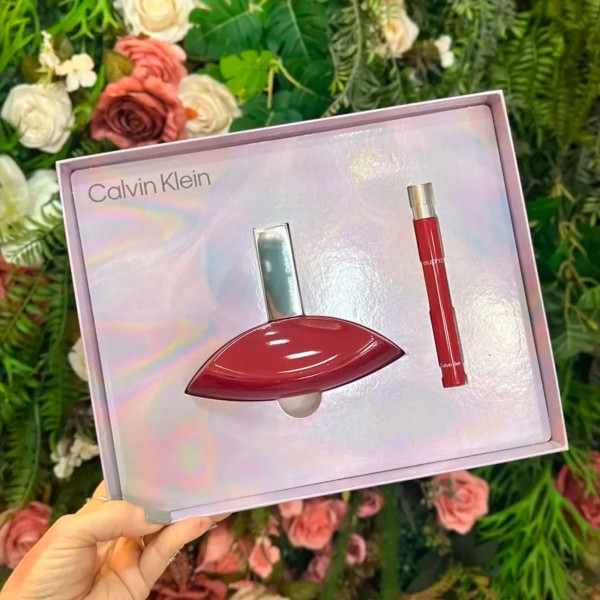 Encontraproduto.com.br - Calvin Klein Kit My Euphoria Eau de Toilette - Perfume Feminino 100ml + 10ml