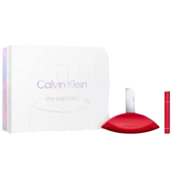 Encontraproduto.com.br - Calvin Klein Kit My Euphoria Eau de Toilette - Perfume Feminino 100ml + 10ml