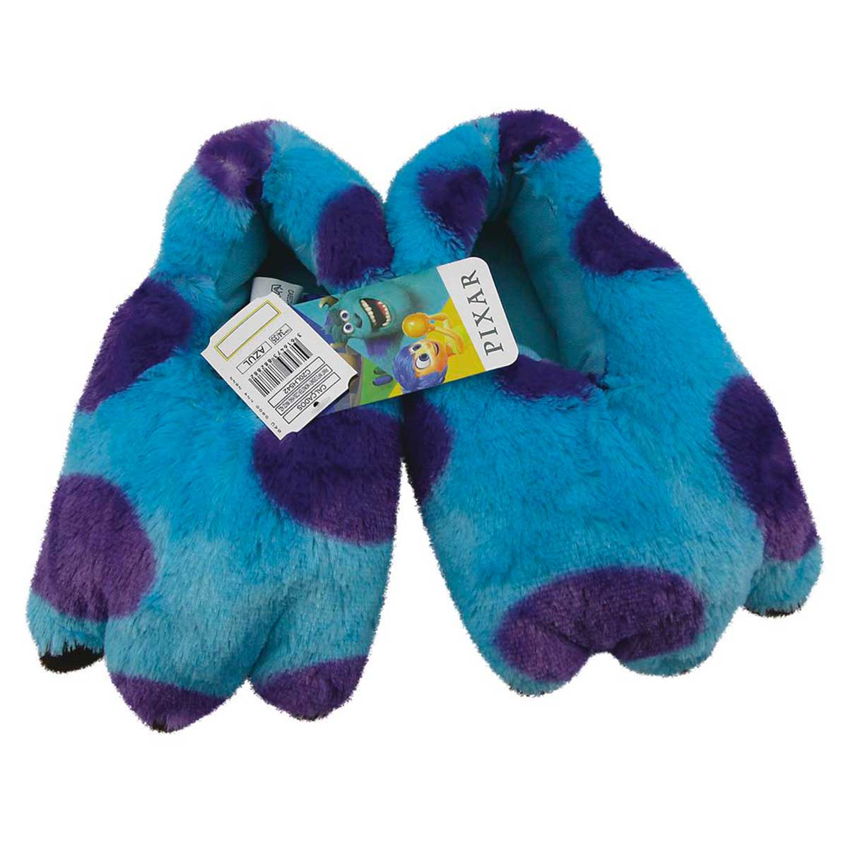 Pantufas Disney Unissex Infantil Monster Azul 32/33