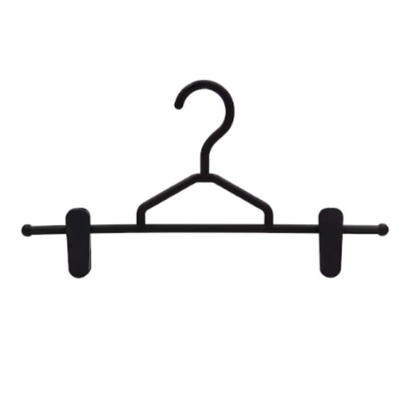 Encontraproduto.com.br - Conjunto de Cabide para Saia Plástico Carrefour 2 Peças Preto