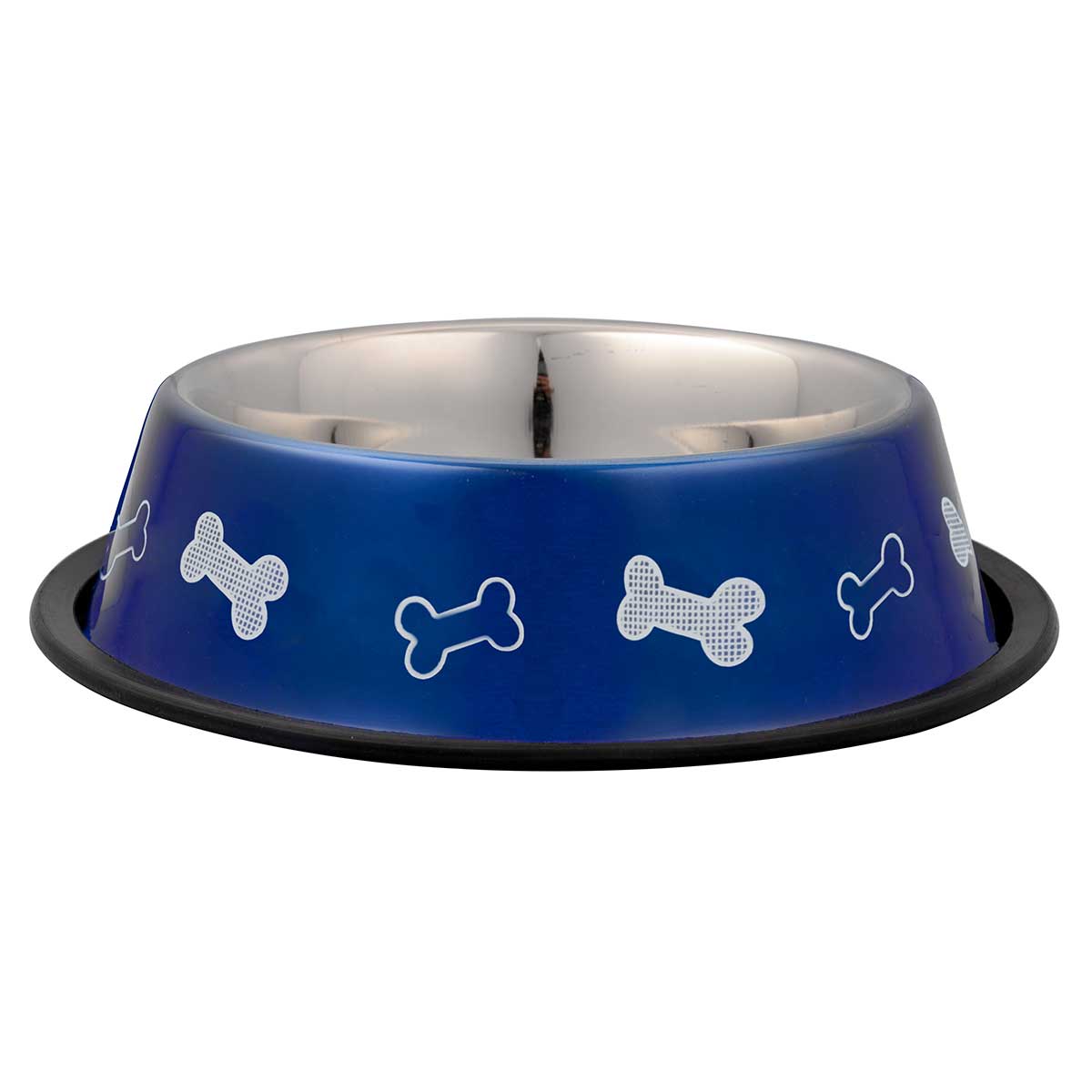 Encontraproduto.com.br - Comedouro Comum PP para Cães e Gatos em Aço Inox Carrefour