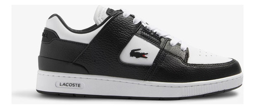 Encontraproduto.com.br - Tênis Masculino Lacoste Court Cage Preto/Branco
