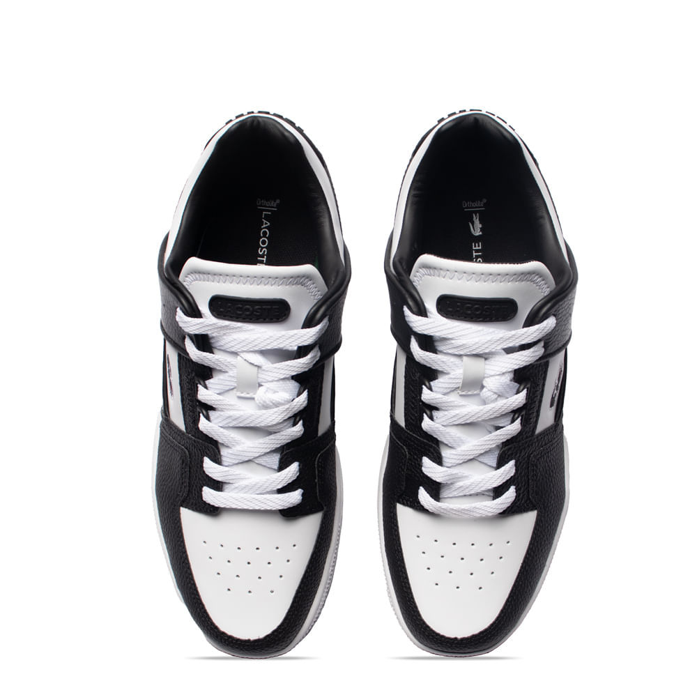 Encontraproduto.com.br - Tênis Masculino Lacoste Court Cage Preto/Branco