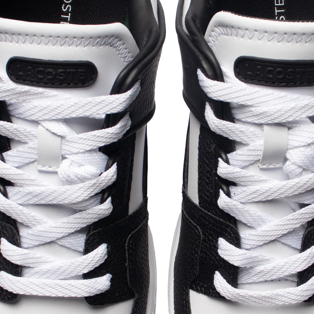 Encontraproduto.com.br - Tênis Masculino Lacoste Court Cage Preto/Branco