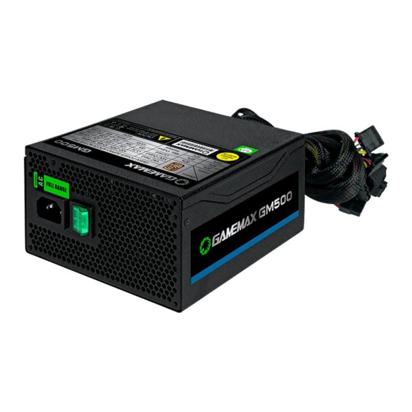 Encontraproduto.com.br - Fonte ATX Gamemax 500W Real 80PLUS/PFC/BIVOLT Auto GM500 OEM