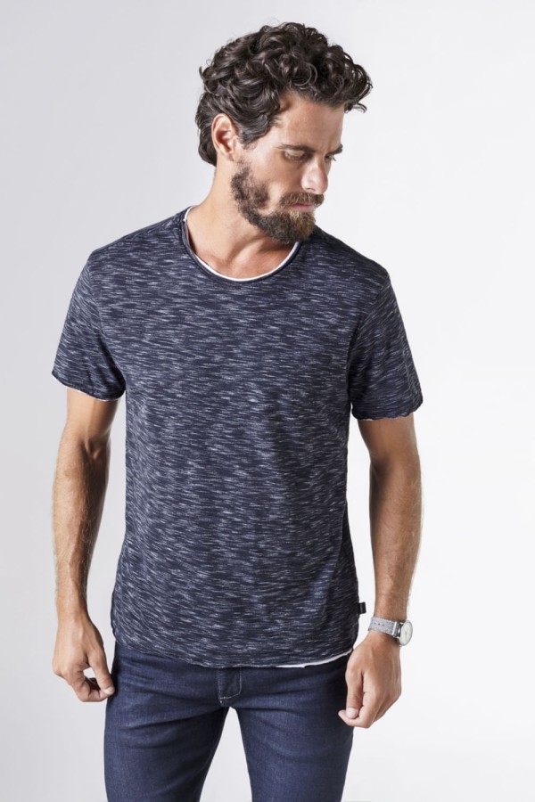 Encontraproduto.com.br - CAMISETA DUPLA FACE FIO TINTO RESERVA