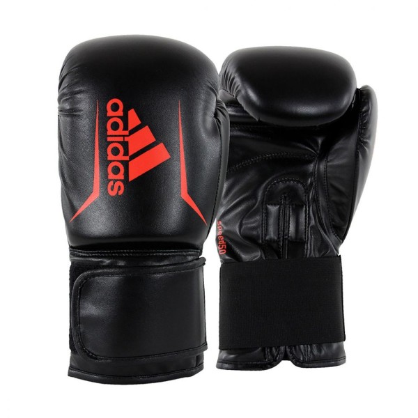 Encontraproduto.com.br - Luva De Boxe Speed 50 Black Red 16 Oz