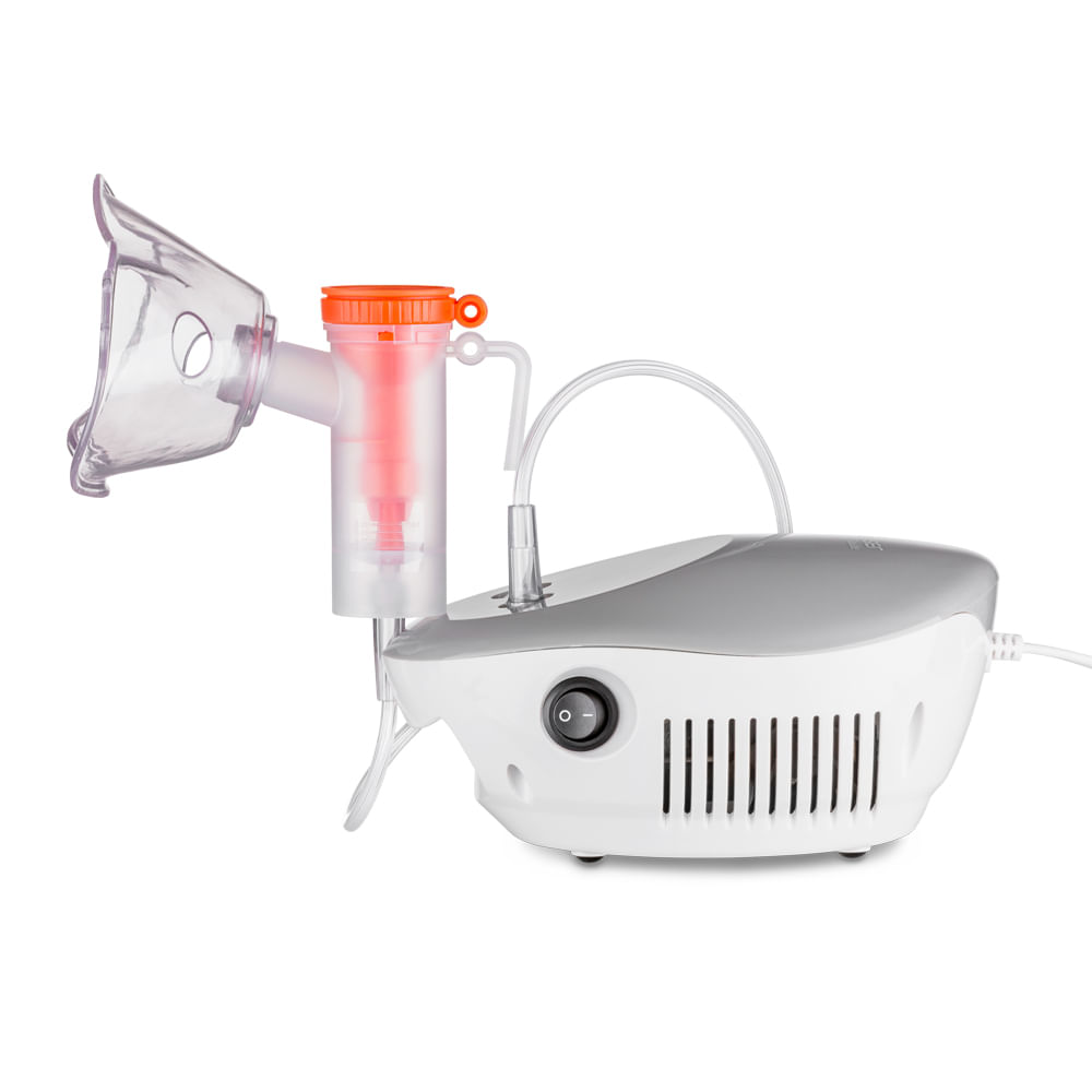 Encontraproduto.com.br - Inalador Compressor NebEasy Multilaser Saúde - HC267OUT [Reembalado]