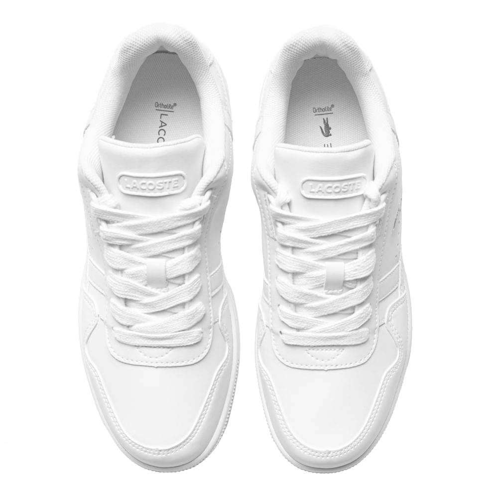Encontraproduto.com.br - Tênis Feminino Lacoste T-Clip Branco