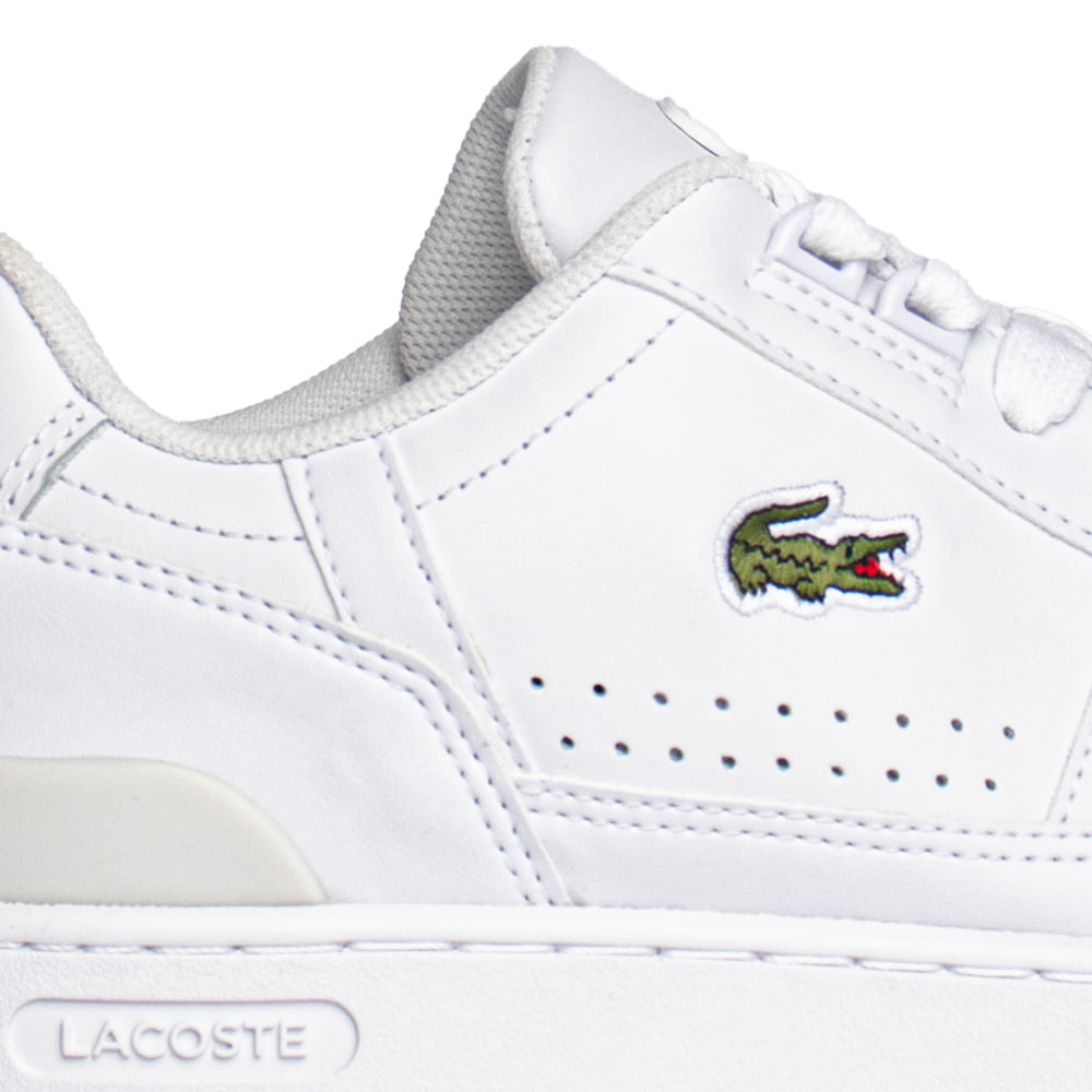 Encontraproduto.com.br - Tênis Feminino Lacoste T-Clip Branco
