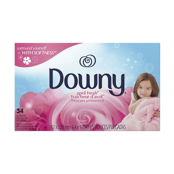 Encontraproduto.com.br - Amaciante Folhas Para Secadora Downy Com 34 Unidades