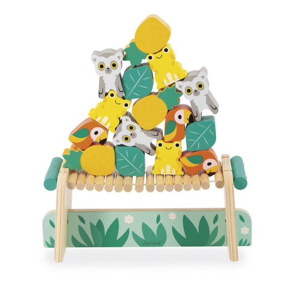 Encontraproduto.com.br - Brinquedo Infantil Educativo - Empilha Animais - 15 Peças - Maped