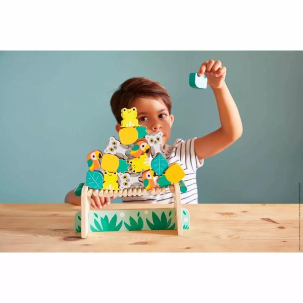 Encontraproduto.com.br - Brinquedo Infantil Educativo - Empilha Animais - 15 Peças - Maped