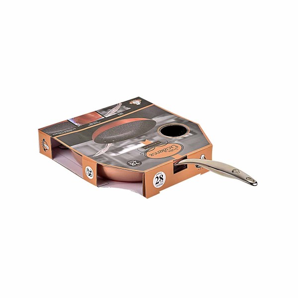 Encontraproduto.com.br - Frigideira Antiaderente Kitchen Pro Excellence PAN28CUBR Cobre Alumínio