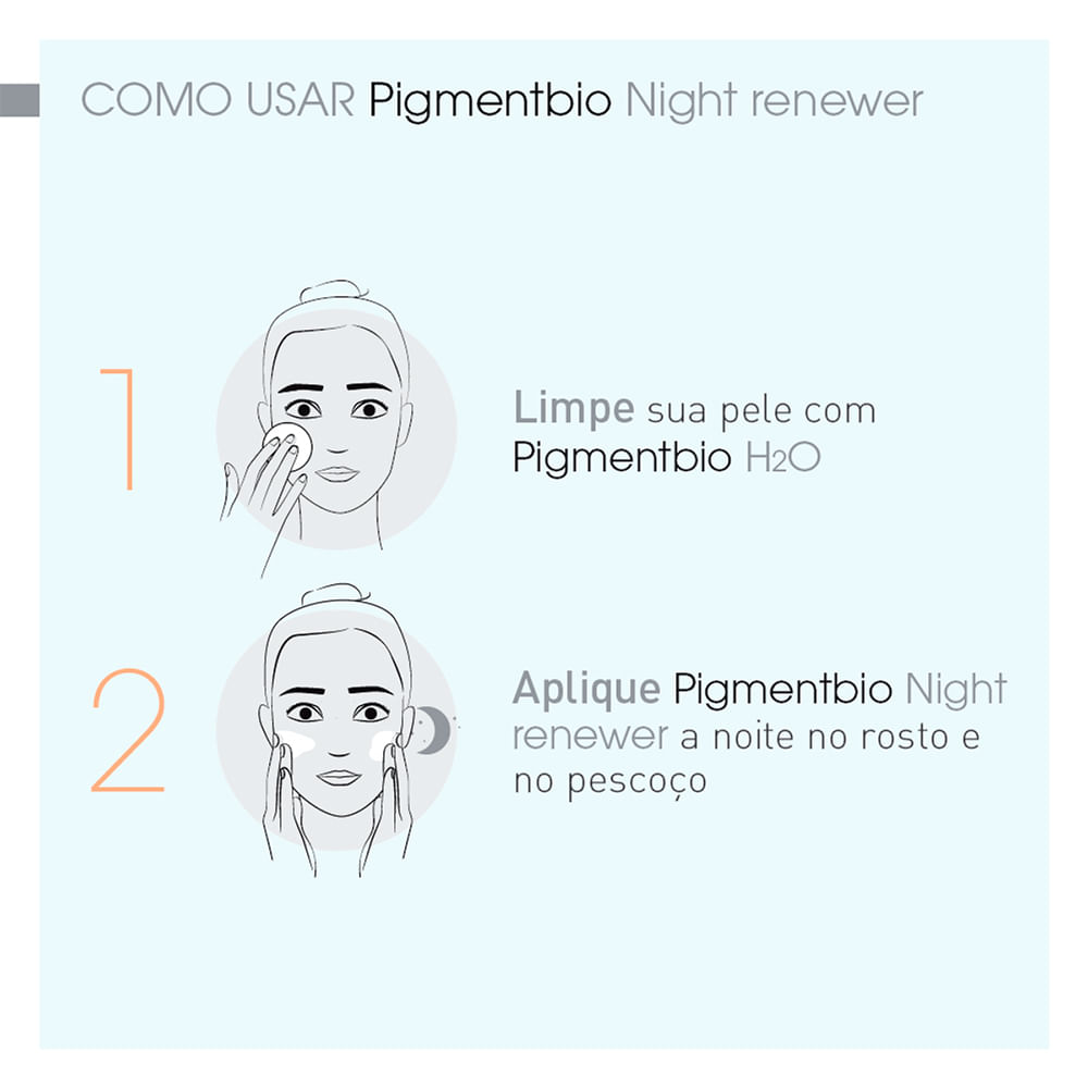 Encontraproduto.com.br - Clareador Noturno Pigmentbio Night Renewer Bioderma Com 50ml
