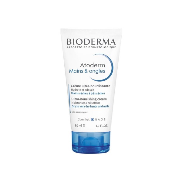 Bioderma Atoderm Mãos E Unhas Cuidado Reparador Calmante 50ml