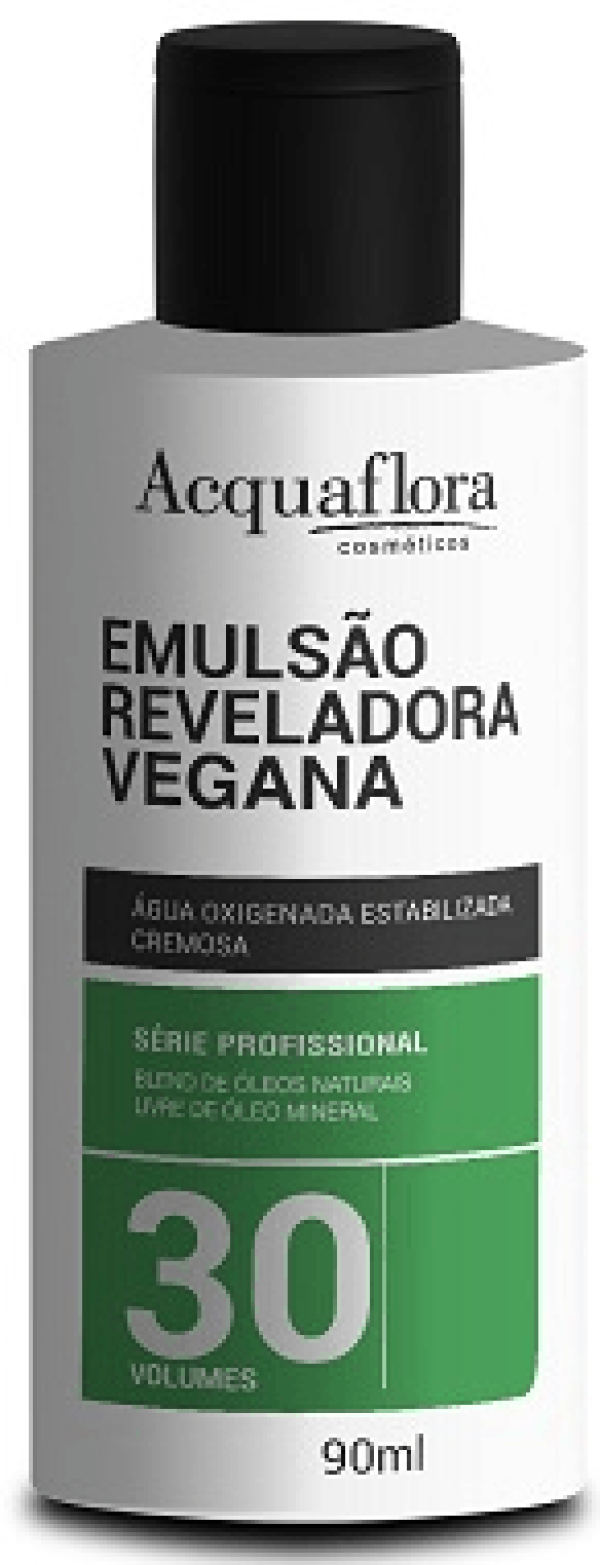 Água Oxigenada Acquaf Vegan 30 Vol 90ml - Oxidação Vegan Para Cabelos.