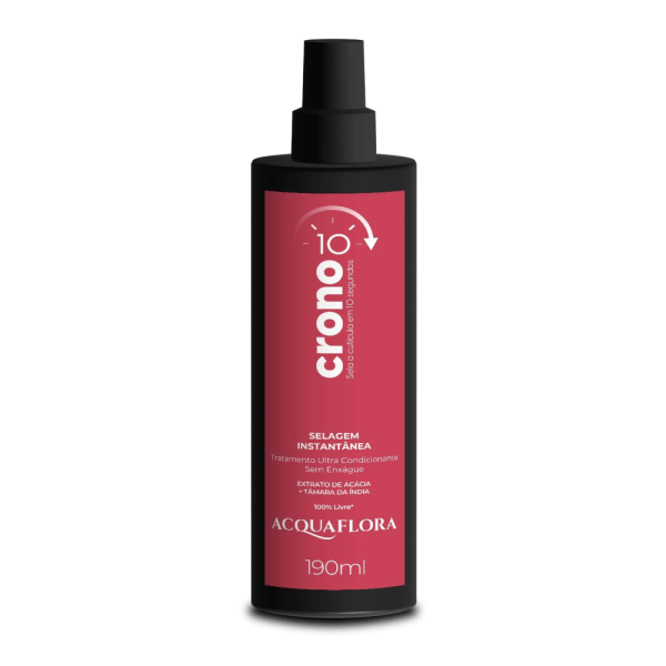 Encontraproduto.com.br - Leave-In Acquaf Crono10 Selagem 190ml - Hidratação Intensiva E Controle De Frizz.