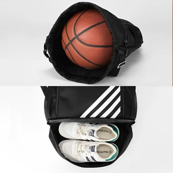 Encontraproduto.com.br - Mochila Bolsa Saco Com Cordão Esportiva Impermeável Anti Roubo Academia Treino Passeio Multiuso