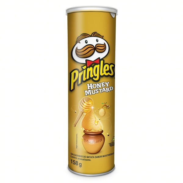 Encontraproduto.com.br - Salgadinho de Batata Pringles Mostarda e Mel Tubo 158g