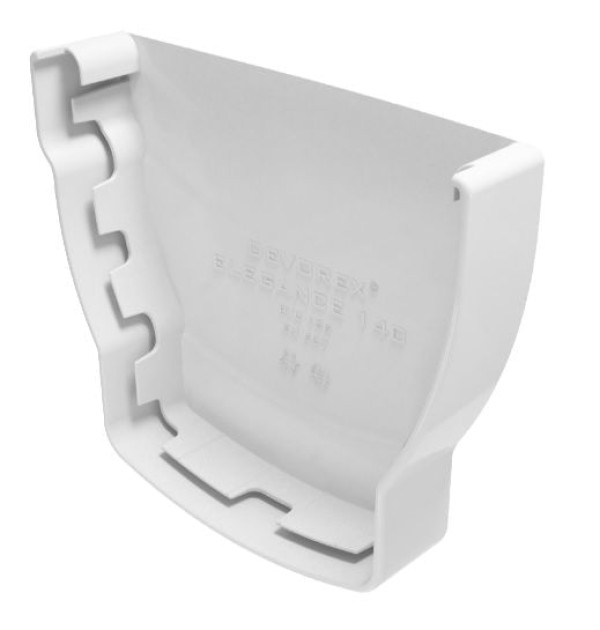 Cabeceira Esquerda para Calha Elegance Ref. DE630I Branco Odem