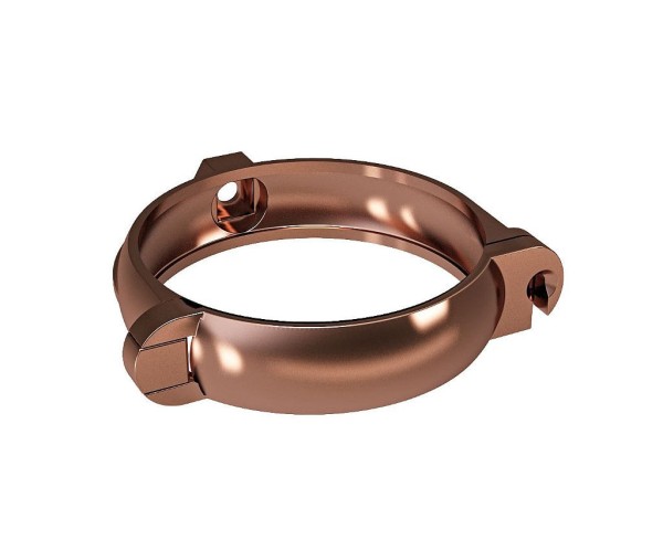 Abraçadeira Circular para Calha Classic Ref. DE320C Cobre Odem