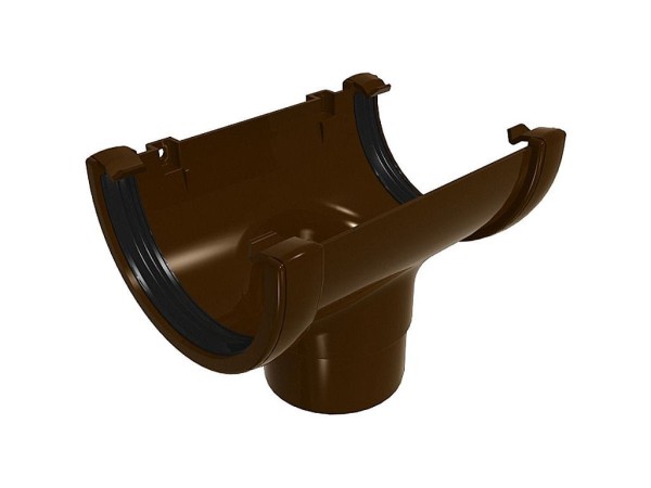 Encontraproduto.com.br - Bocal para Calha Classic Ref. DE400M Marrom Odem