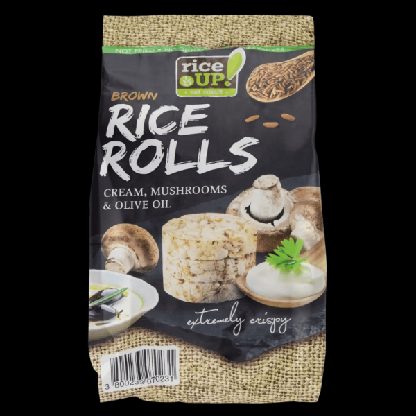 Encontraproduto.com.br - BISCOITO RICE UP ARROZ CREME COGUMELO E AZEITE 50G