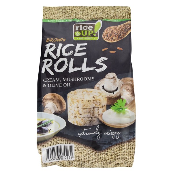 Encontraproduto.com.br - BISCOITO RICE UP ARROZ CREME COGUMELO E AZEITE 50G
