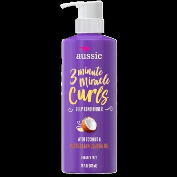 Encontraproduto.com.br - Aussie 3 Minute Miracle Curls Coonut & Aistralian Jojoba Oil - Condicionador 475ml