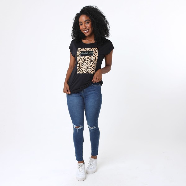 Encontraproduto.com.br - Blusa Manga Curta Preto - Urbano