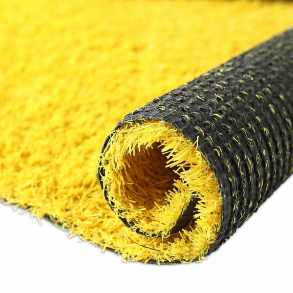 Encontraproduto.com.br - Grama Sintética Amarela 20mm com proteção UV e Anti-Fungo (por metro quadrado)