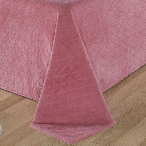Encontraproduto.com.br - Cobertor Avulso Queen Com Efeito Pele De Carneiro - Chamber Sherpa Rosa Velho - Tekstil