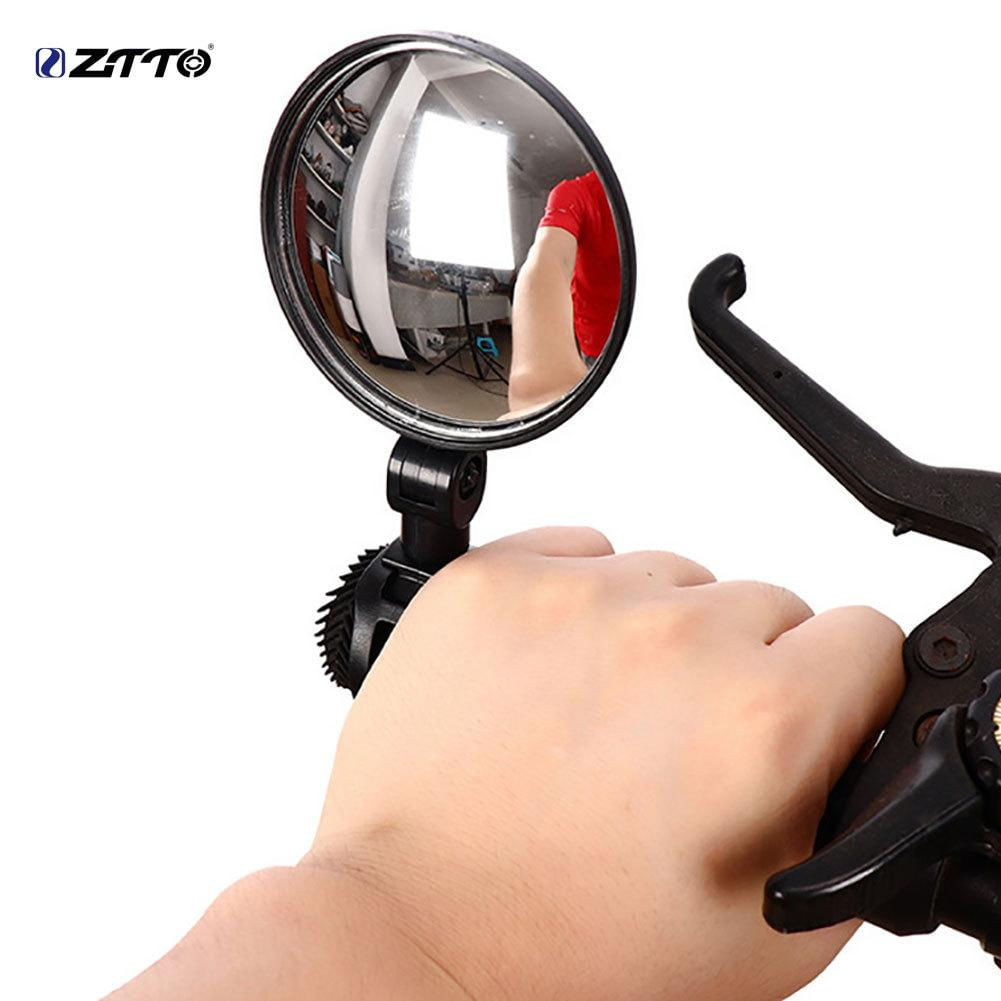 Espelho Retrovisor Redondo para Guidão de Bicicleta MTB ZTTO